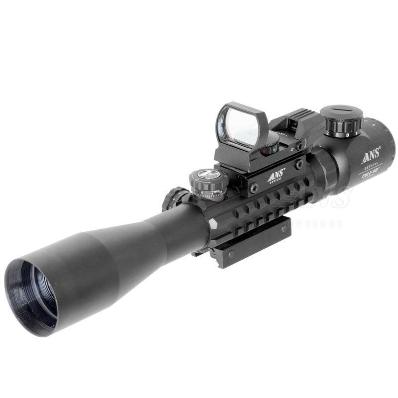 ANS Optical C3-9x40EGB 可変ズーム トリプルレール ライフルスコープ