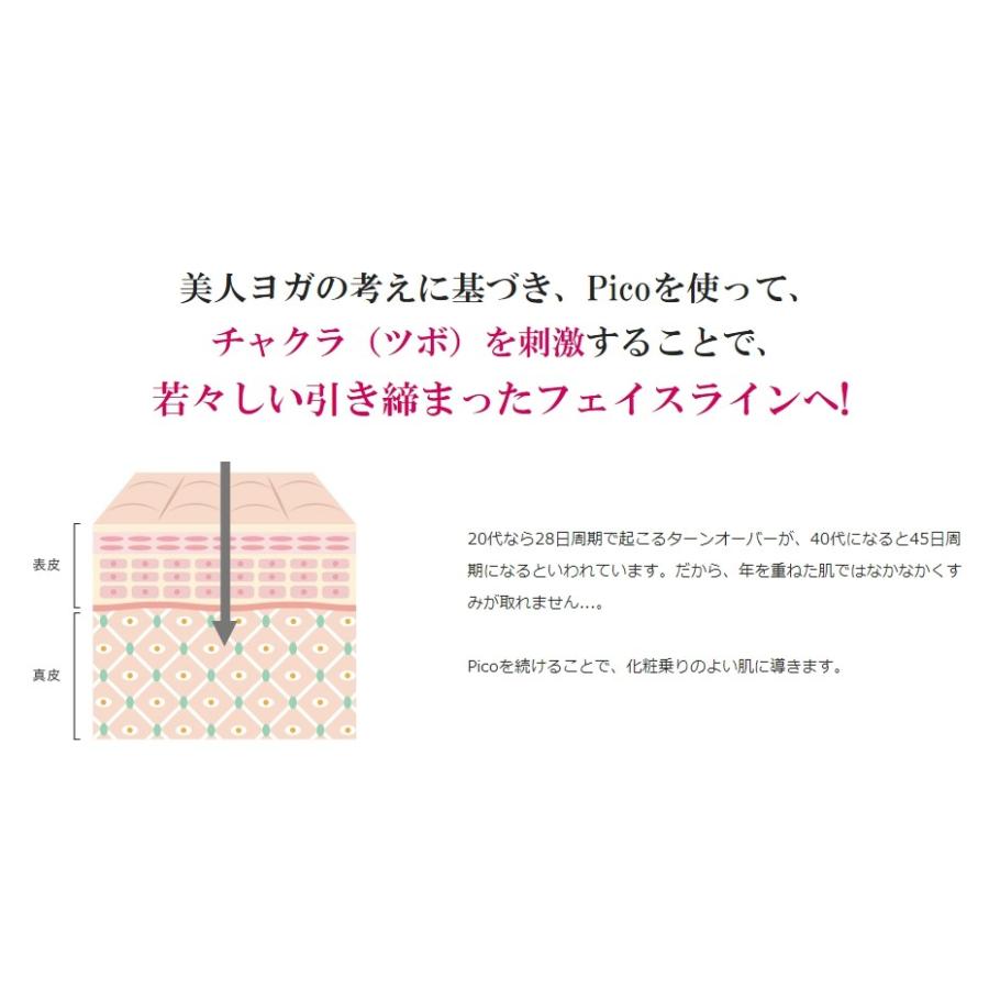 小顔スティック ピコ 【Pico】国内正規品 ゴールド 美顔器 美顔