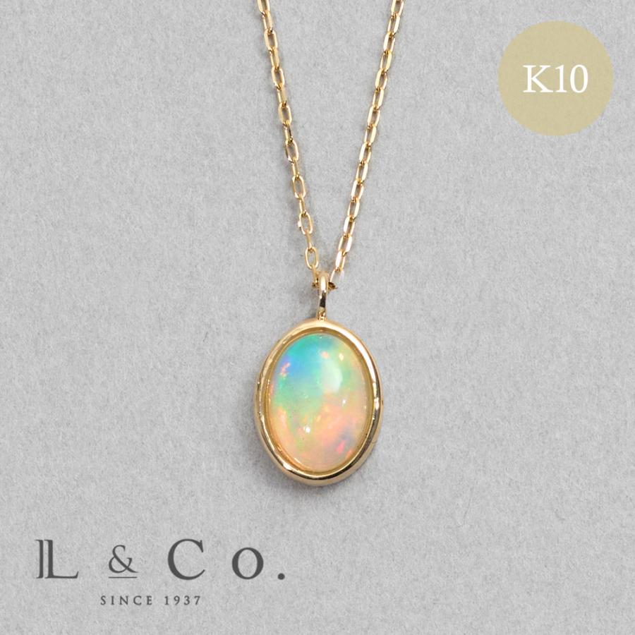 Jewel closet by L&Co. ネックレス レディース オパール K10 10金 10K