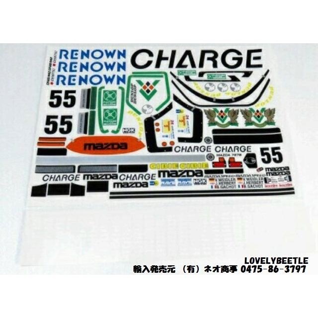 送料無料 1/10 マツダ 787B ビニールステッカーセット MAZDA SPEED