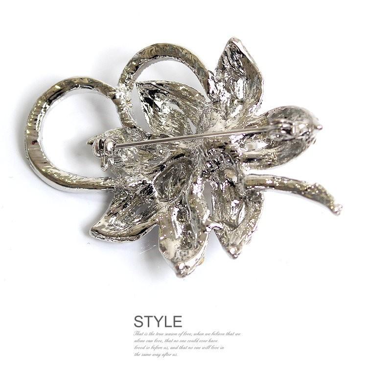 ブローチ おしゃれ 結婚式 アクセサリー お呼ばれ シルバー パール