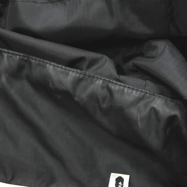 ア ベイシング エイプ A BATHING APE ロゴ刺繍ナイロンジャケット XL