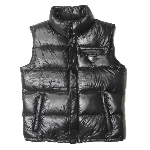 プラダスポーツ PRADA SPORT ナイロンホワイトグースダウンベスト