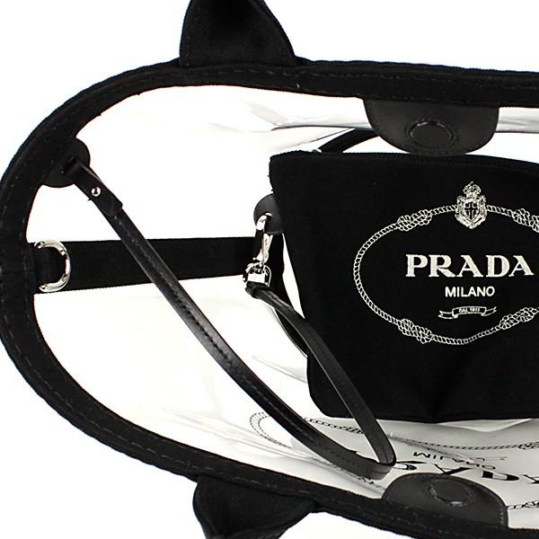 PRADA（プラダ） Plexi Shopper プレックス カナパ クリアトート