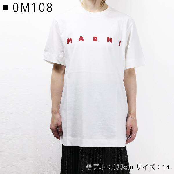 MARNI（マルニ） LOGO T-SHIRT Tシャツ 半袖 クルーネック ロゴT