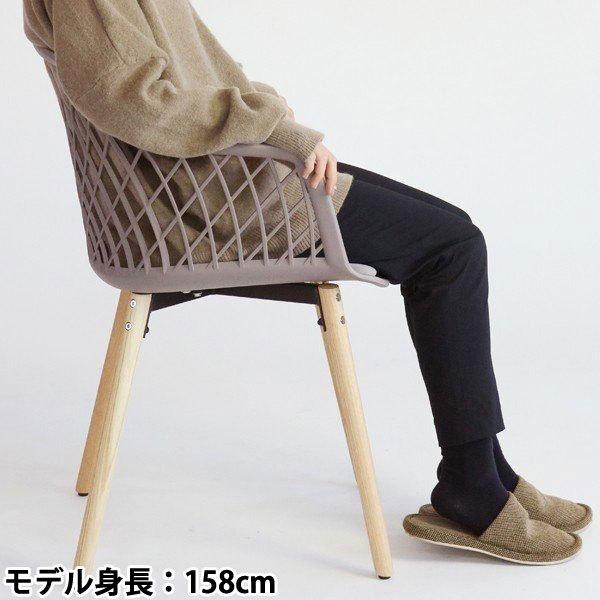 ダイニングチェア 1脚 おしゃれ カラフル 11色から選べる 椅子 肘付き