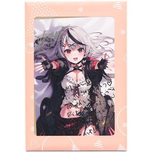 ホロライブ 100万人記念 直筆サイン&箔押し複製メッセージ入りポスト