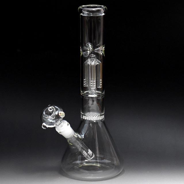 3層式ビッグハニカムアイスガラスボング/水パイプ : ELEPHANTGROOVY