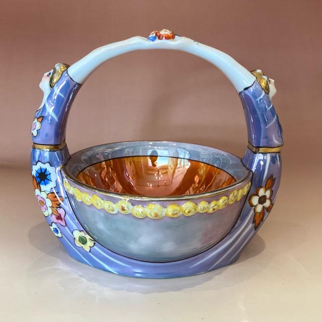 オールドノリタケ ラスター彩 デコレディ ポンパドール オールド