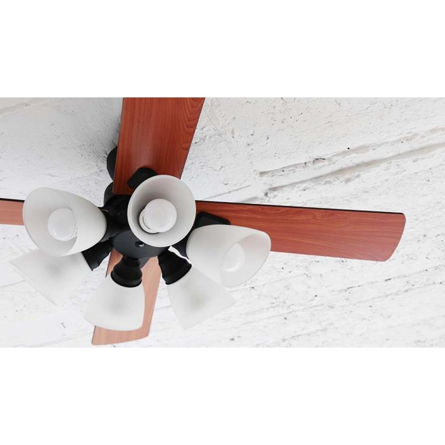 plus more シーリングファン ライト LED対応 おしゃれ 木目 Windouble