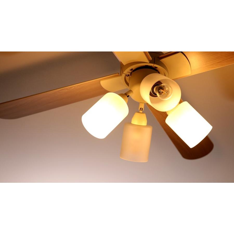 JAVALO ELF シーリングファン ライト LED対応 おしゃれ 木目 4灯 JE