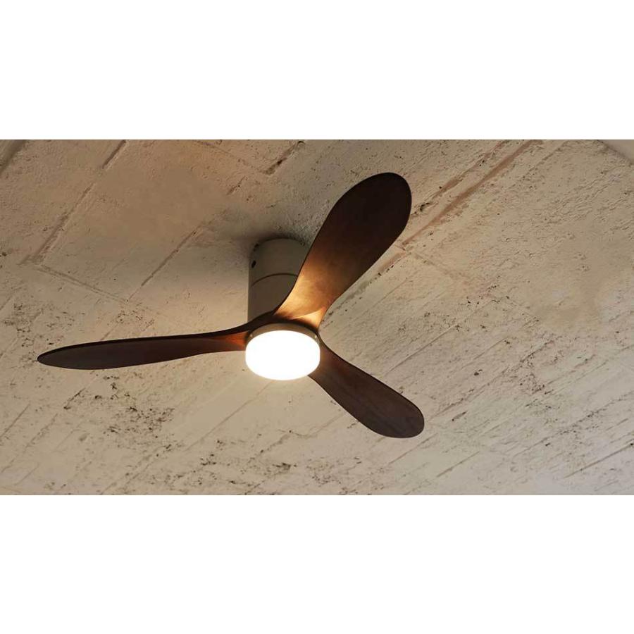 JAVALO ELF シーリングファン ライト LED対応 おしゃれ 木目 (電球色