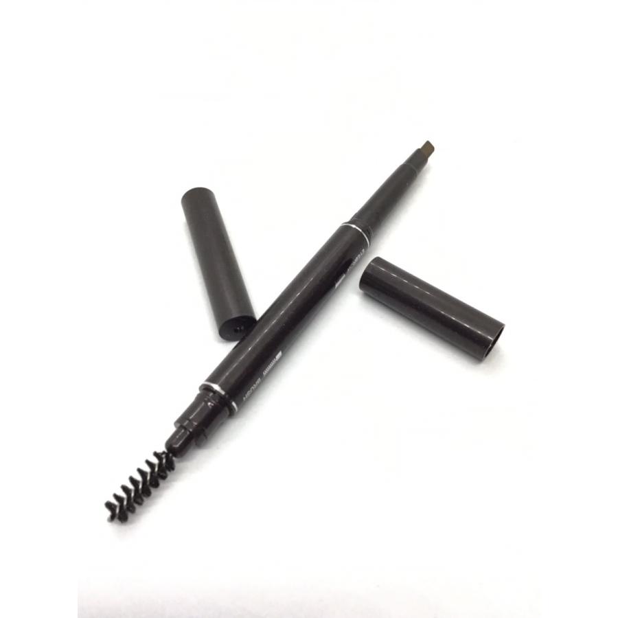 アイブロウペンシル 2本セット 繰り出し式 ブラシ 眉書き 眉毛