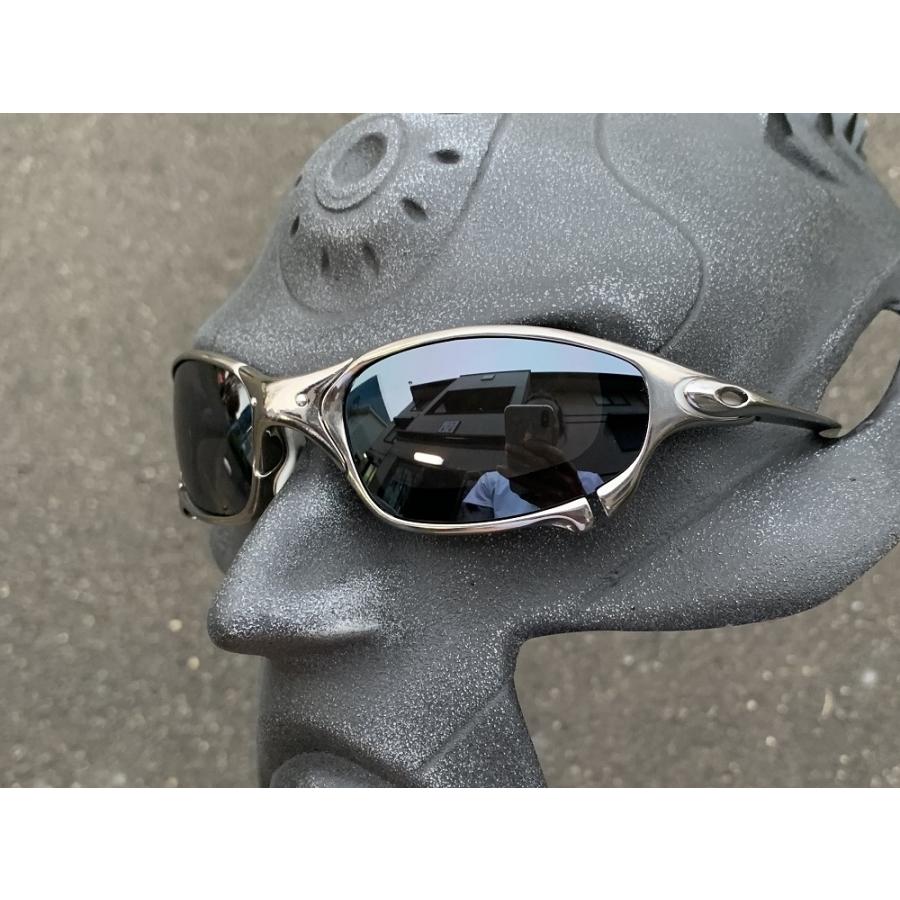 LINEGEAR オークリー ジュリエット用 偏光レンズ フラッシュブラック