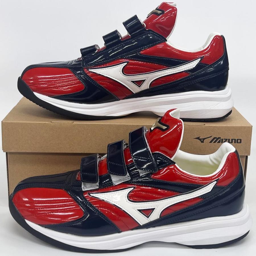 MIZUNO（ミズノ） 【サイズ交換送料無料】ネイビー×レッド 野球