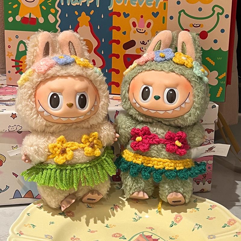 LABUBU ラブブ 2点セット ぬいぐるみ用服 洋服 ぬい服 ぬいぐるみ 着せ