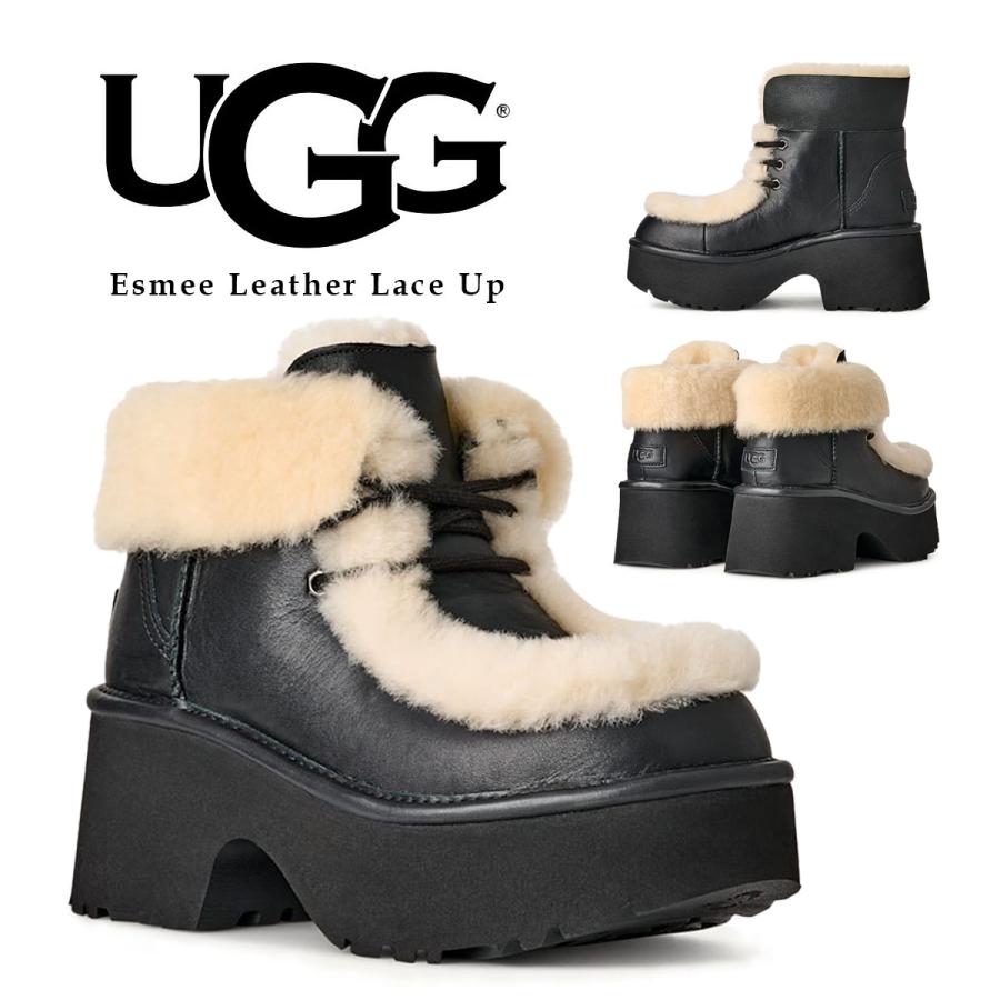 UGG（アグ） ウィメンズ エスミー レザー レースアップ UGG WOMENS