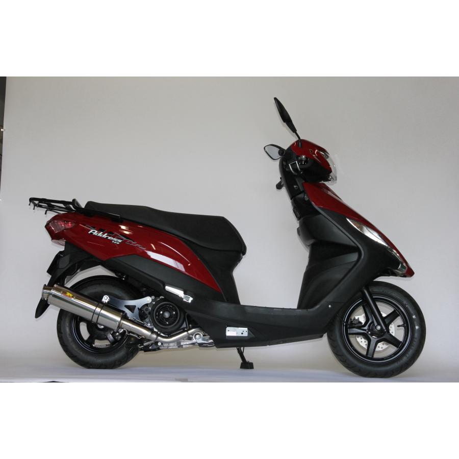 アドレス Realize アドレス125 バイクマフラー 2BJ-DT11A 22Racing SUS