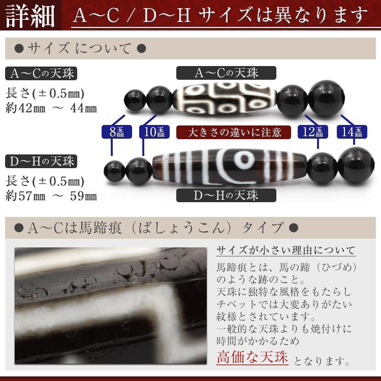 Lucky365 1粒売り 天然石 選べる8種類 チベット天珠 t963 : 天然石