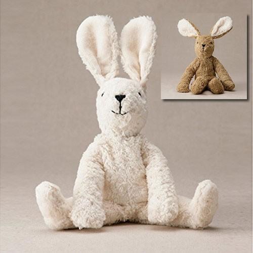 ぬいぐるみ うさぎ（白）または (ベージュ) Mサイズ【ゼンガー/SENGER