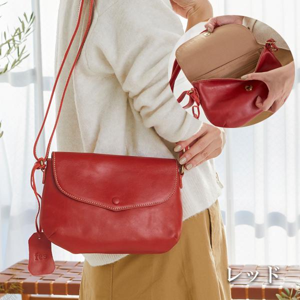 fes（フェス） ショルダーバッグ ポシェット 本革 軽量 ミニショルダー