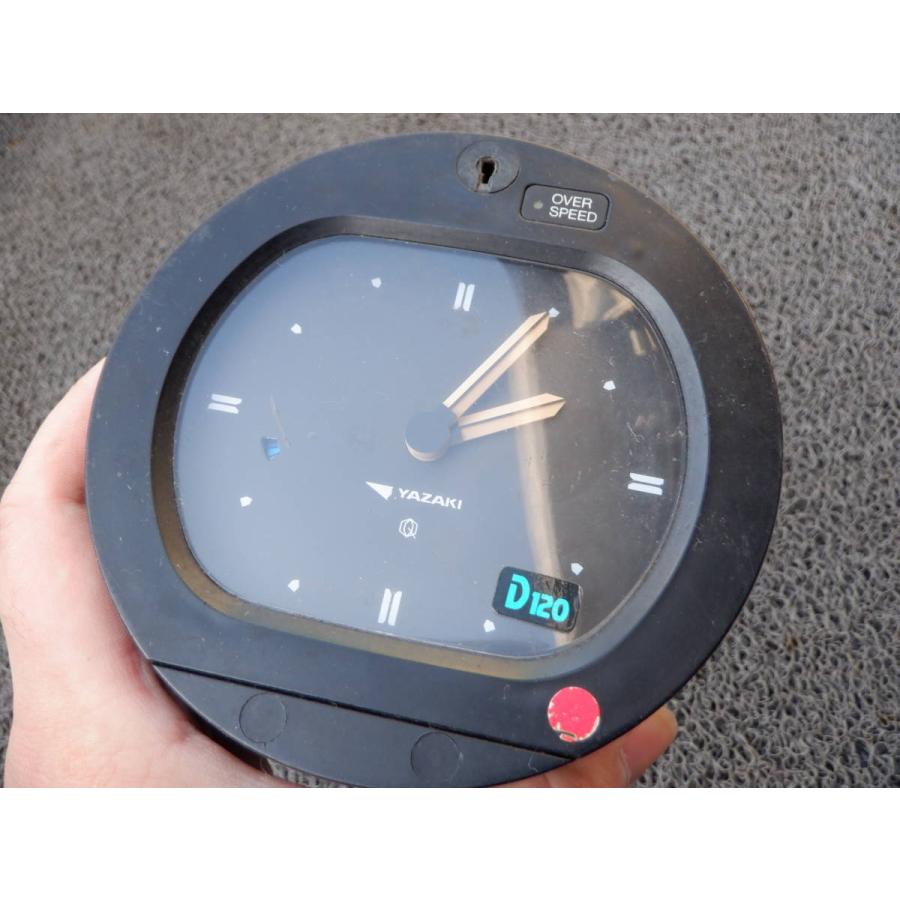 YAZAKI 矢崎 アナログ式 運行記録計 タコグラフ メーター カギ欠品
