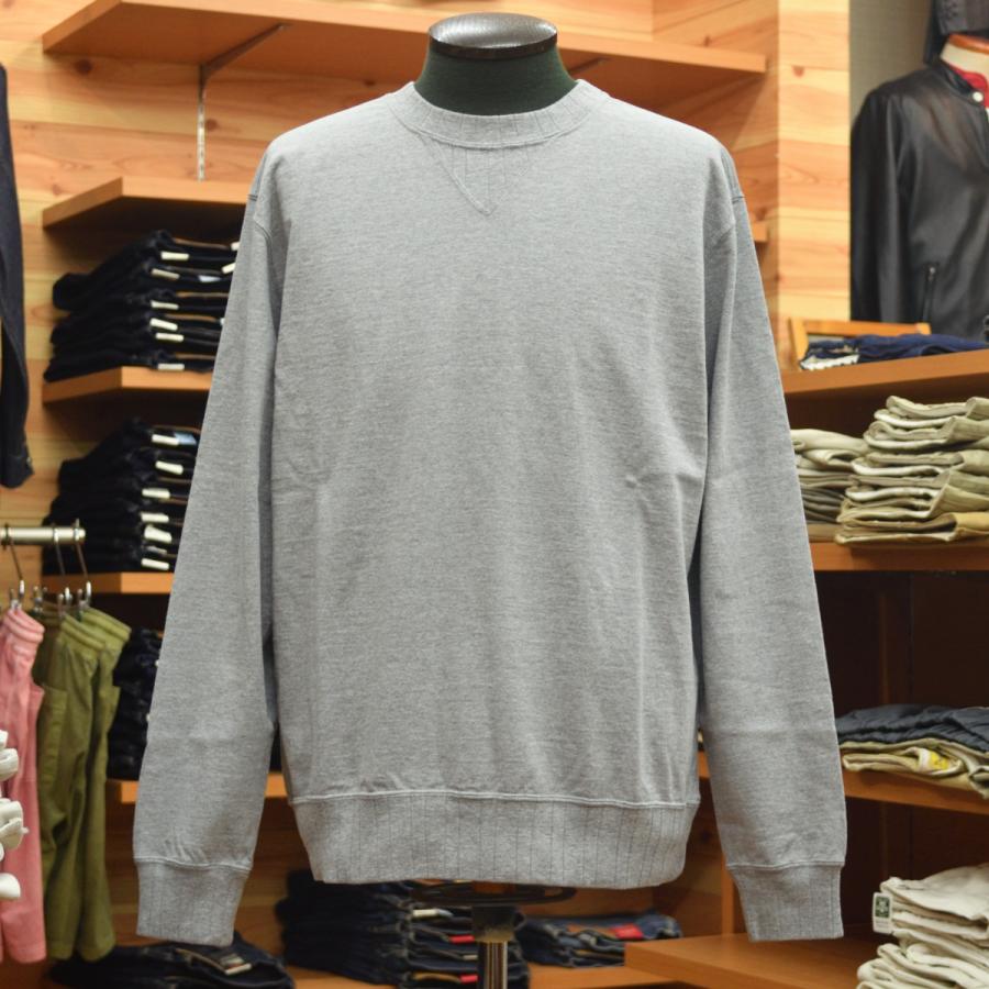Pherrow's（フェローズ） 25W-PVGS スウェット長袖Tシャツ H.GRAY