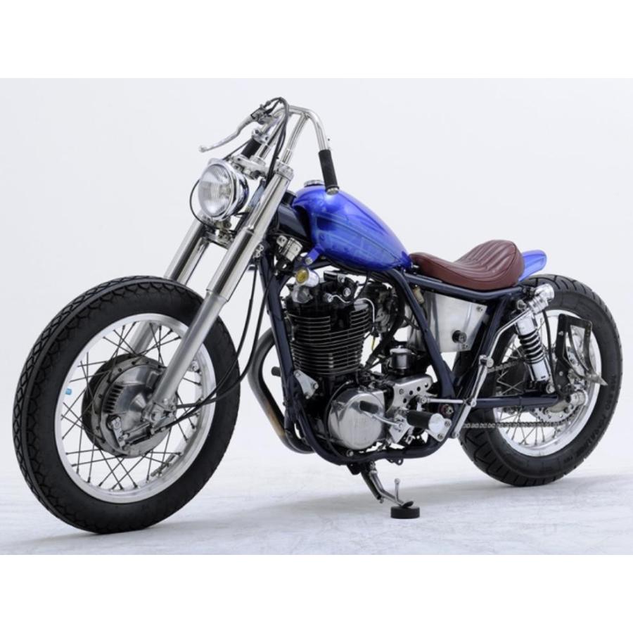 ヤマハ SR400/500 フロントフォークカバー ブラック モーターロック