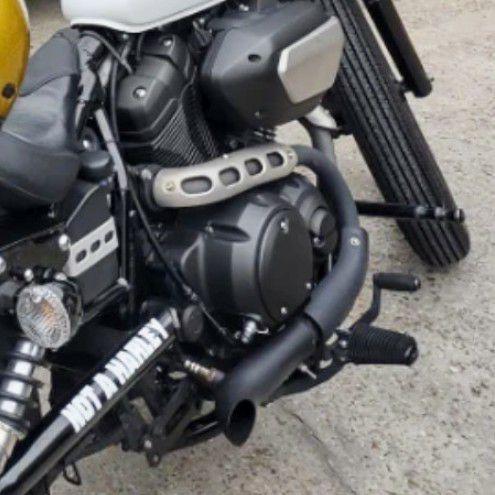 ヤマハ ボルト マフラーチップ ブラック Dean Speed : モトパーツ