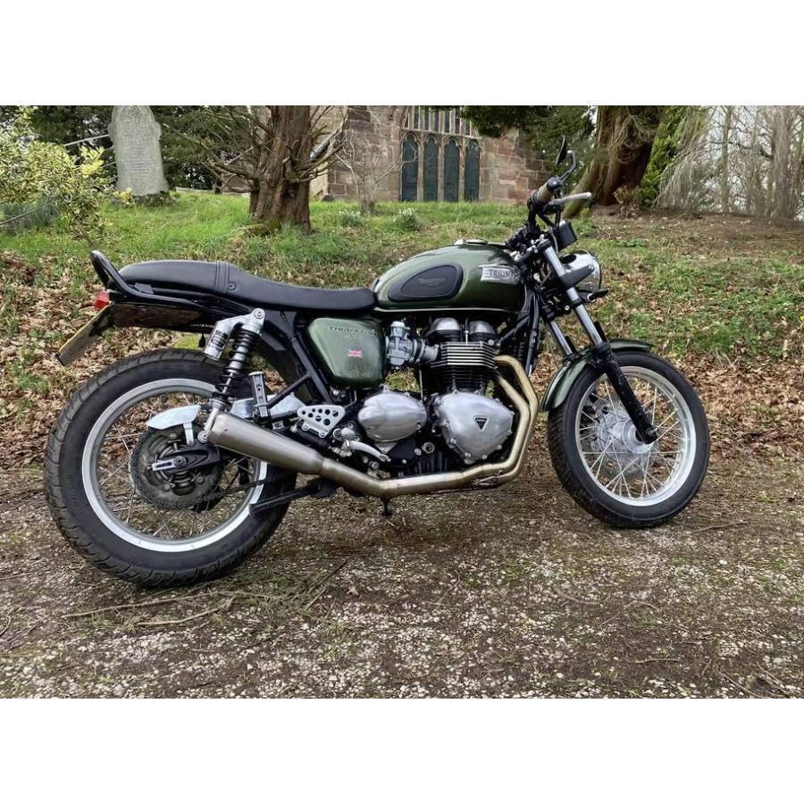 空冷 ボンネビルシリーズ フルエキゾースト マフラー TRACKER TEC