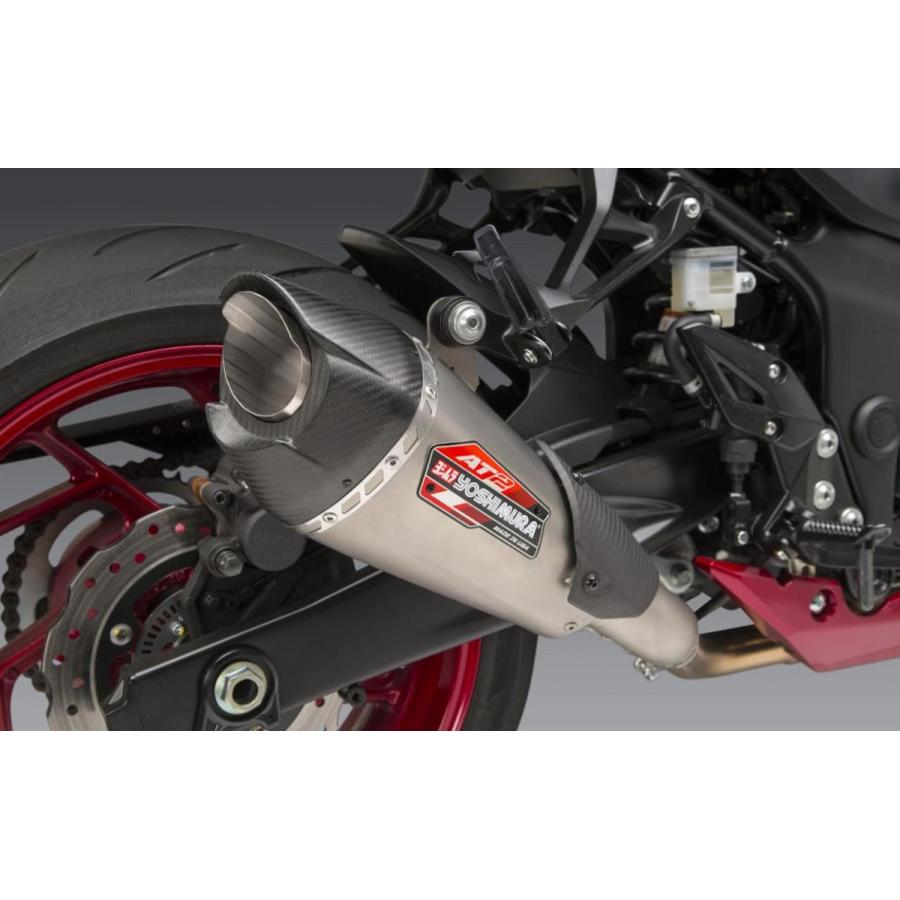 ヨシムラUSA AT2 ステンレス スリップオン マフラー スズキ GSX-S750/Z
