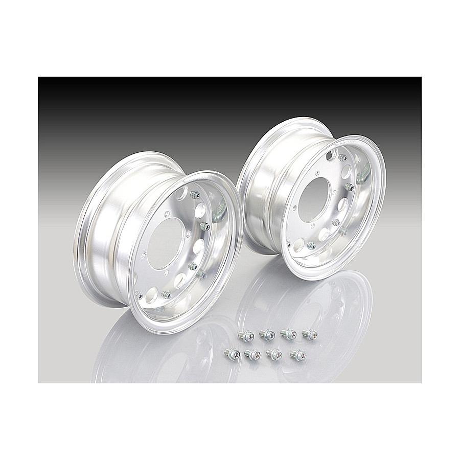 KITACO（キタコ） KITACO 8インチ アルミホイールSET シルバー（ワイド