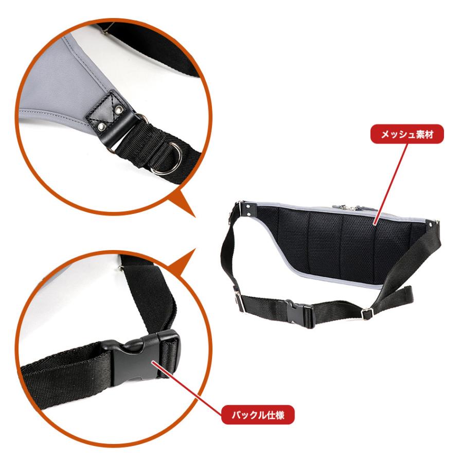 ボディバッグ ウエストバッグ ウエストポーチ メンズ レディース 斜