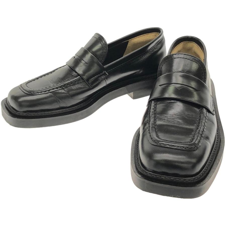 Pippichic ピッピシック スクエアトゥレザーローファー シューズ