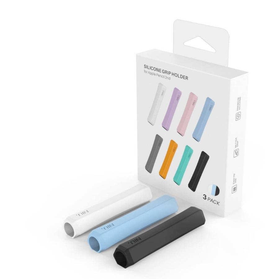 AHAStyle Apple Pencil グリップ 3個セット 第二世代 滑り止め
