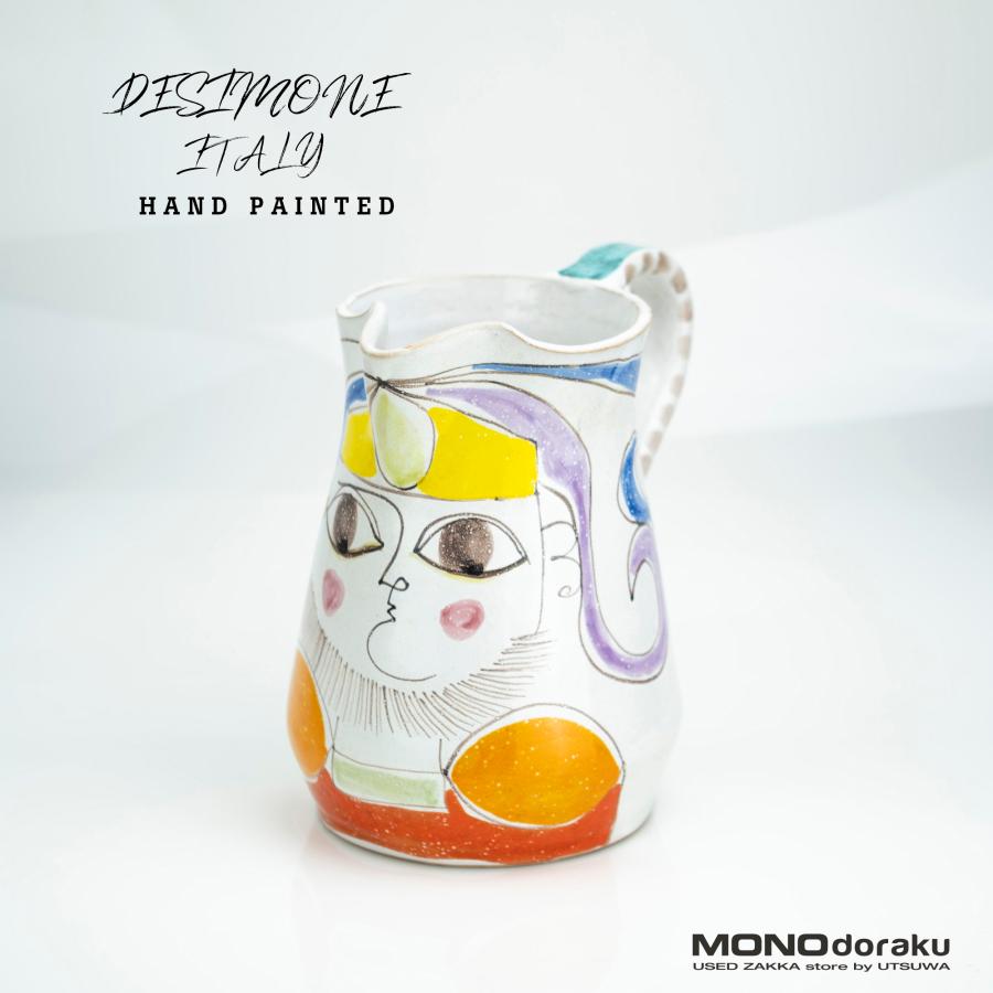 デシモーネ De Simone シチリア陶器 ハンドペイント ピッチャー