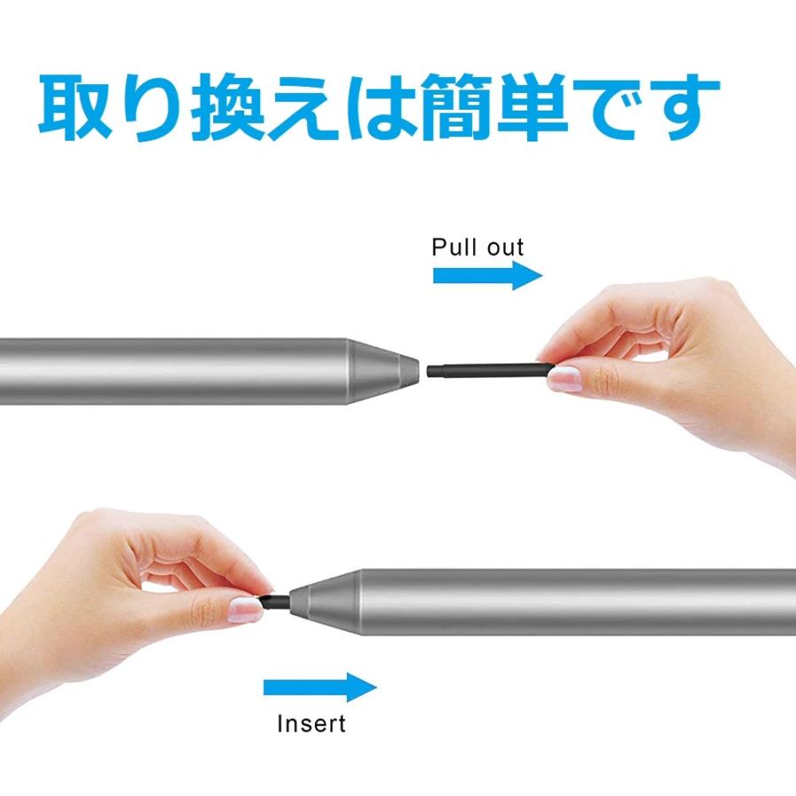 Surface Pro4 5 6 7 Pro Book 用 スムーズで描きやすい 交換用 替え芯