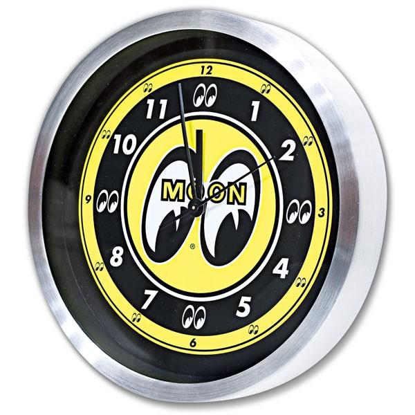 MOONEYES ムーンアイズ MOON アルミ ウォールクロック : MOONEYES