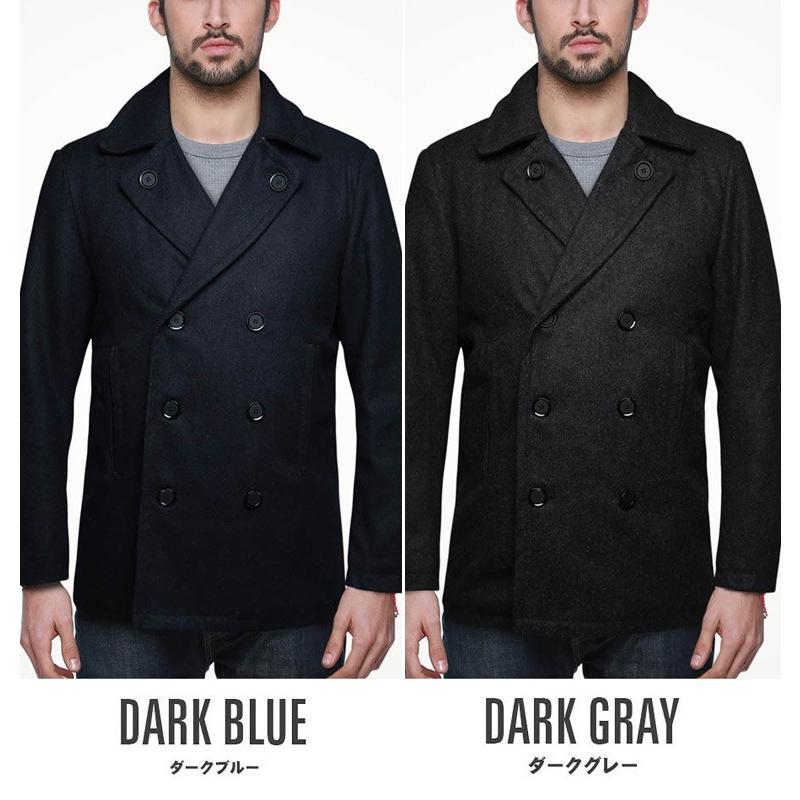 予約販売 ピーコート メンズ ダッフルコート ショットコート