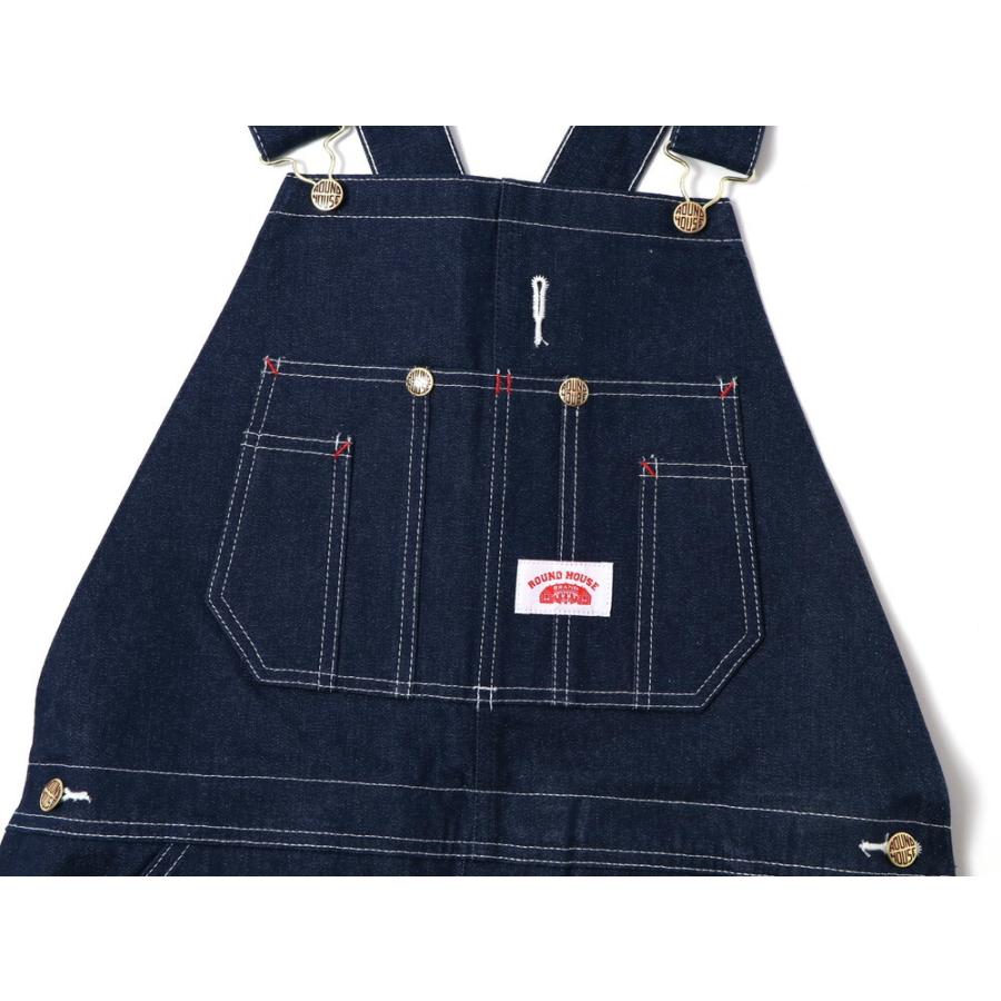 ROUND HOUSE（ラウンドハウス） 裾上げ無料 デニム オーバーオール
