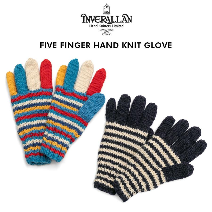 INVERALLAN（インバーアラン） 手袋 ハンドニット 手編み