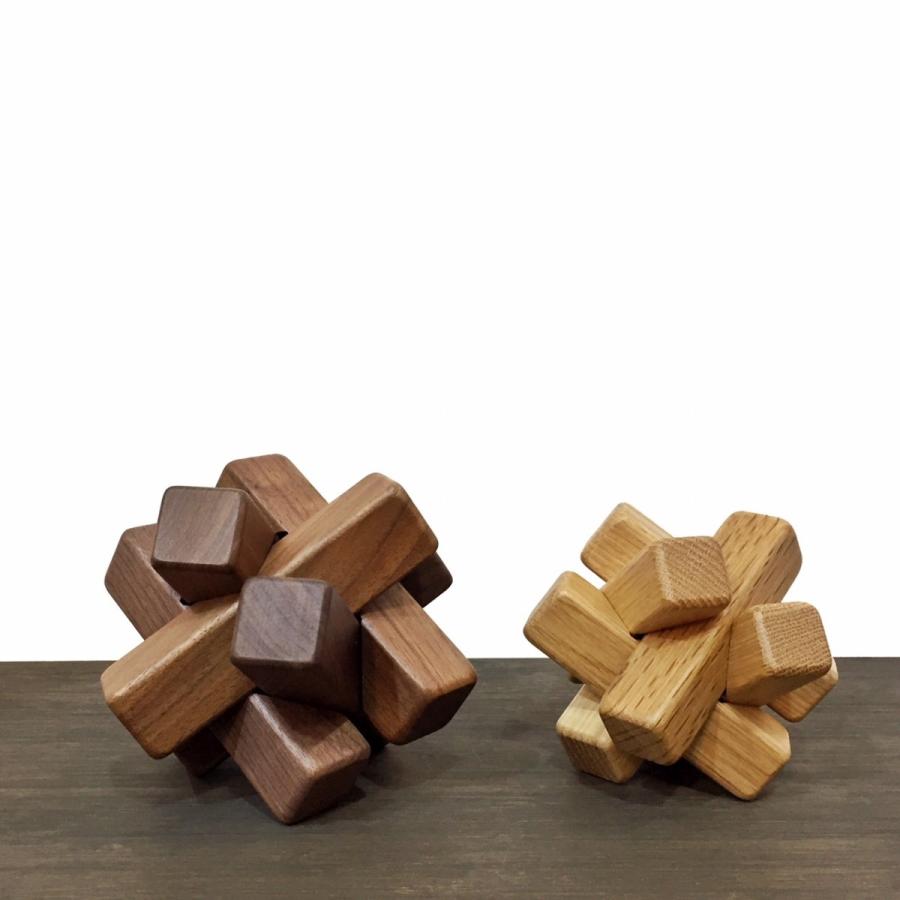 組木立体パズル 6本組 ウォールナット材 : MA by So Shi Te - 通販