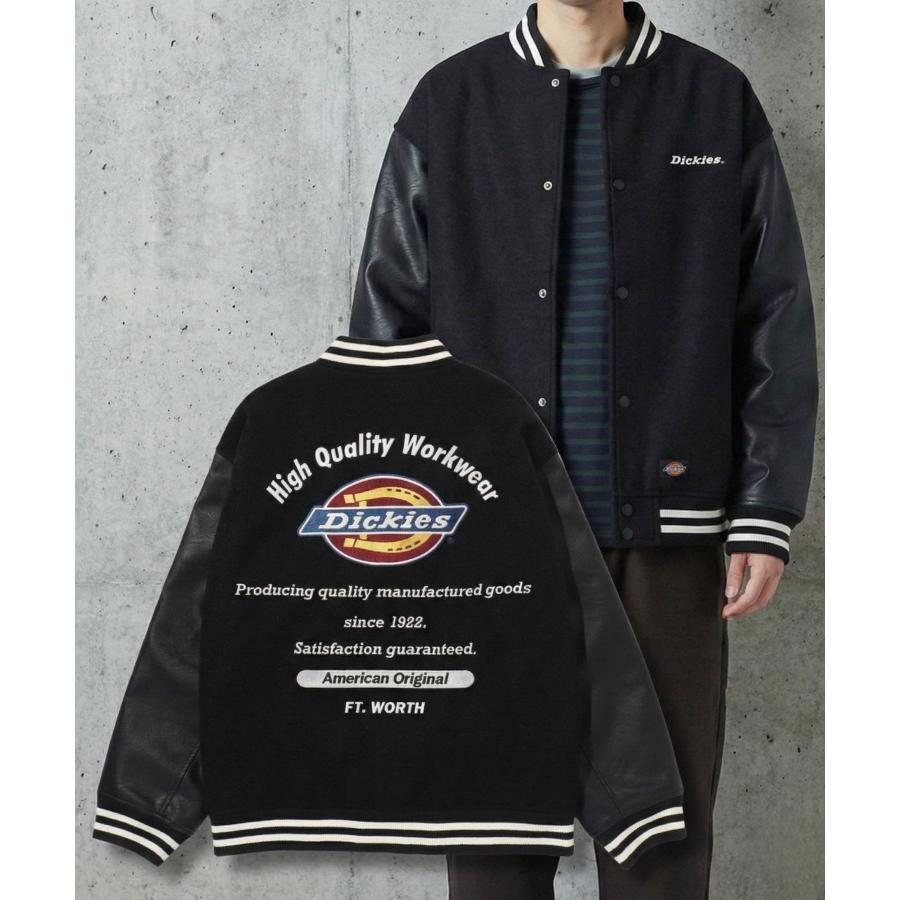 Dickies（ディッキーズ） スタジャン メンズ 異素材 配色切替 ポケット