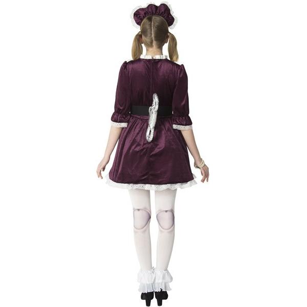 奉仕品 アンティークドール ヴィオレッタパープル メイド お人形