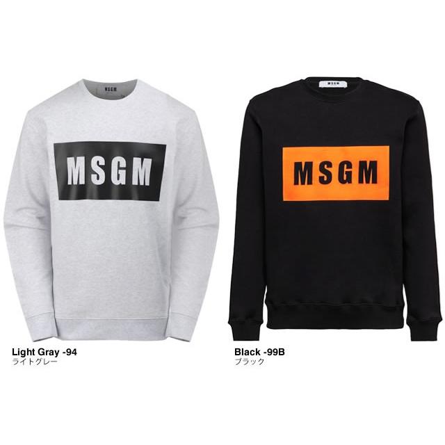 MSGM（エムエスジーエム） トレーナー スウェット メンズ スクープ