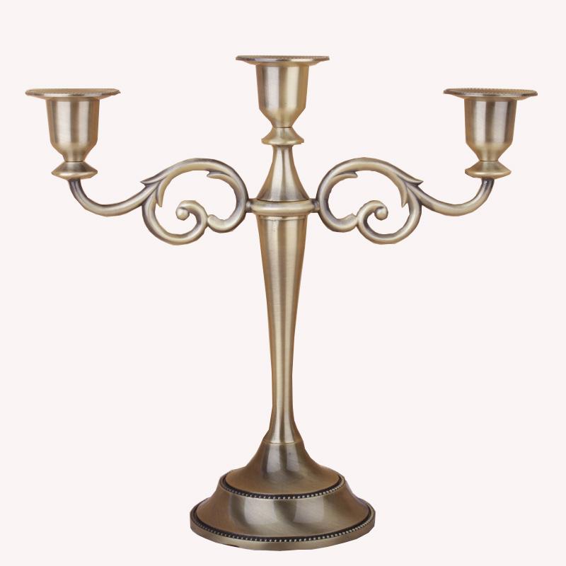 3本立てキャンドルスタンド 燭台 アンティーク ローソク立て