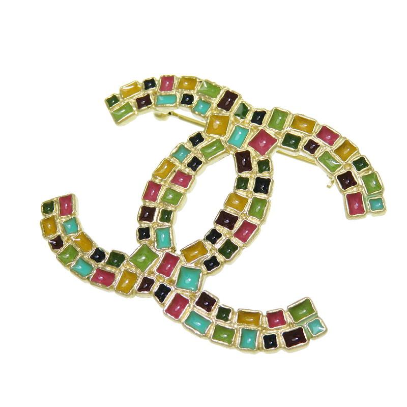 CHANEL（シャネル） ココマーク ブローチ GP 13.4g 04A マルチカラー