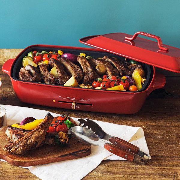 BRUNO（ブルーノ） ホットプレート 本体＋2種プレート レシピ＋