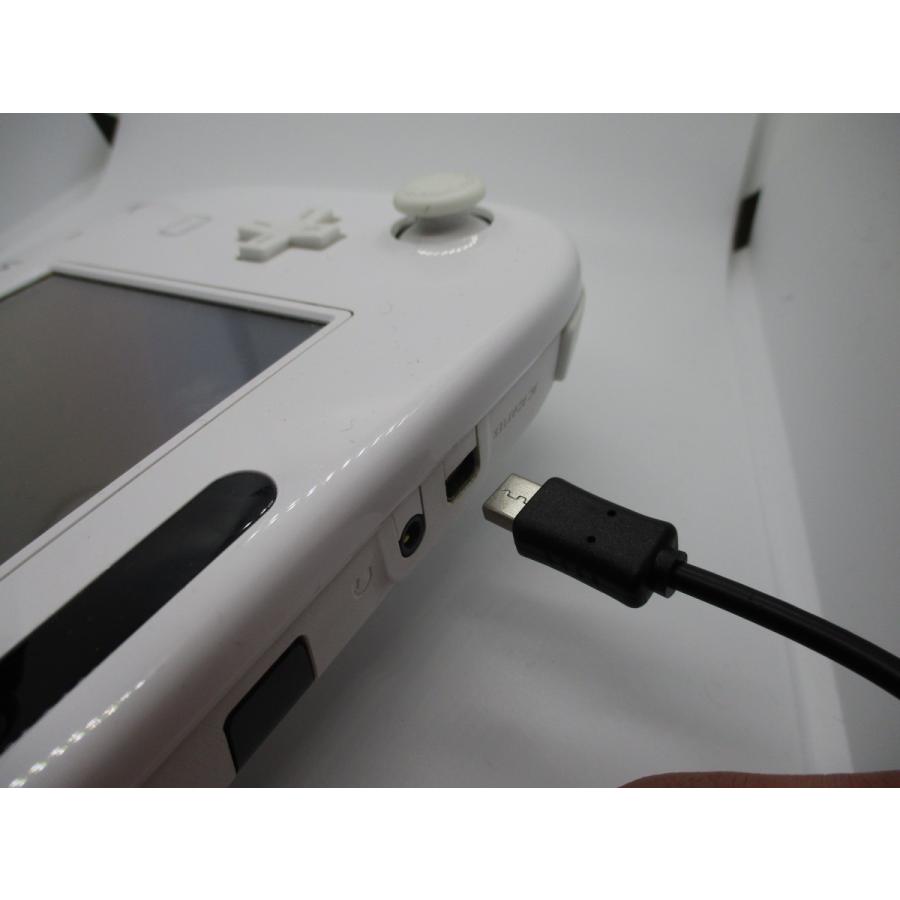 Wii U Gamepad用 充電器 ケーブル 3m 充電しながらPLAY 2つのUSBから