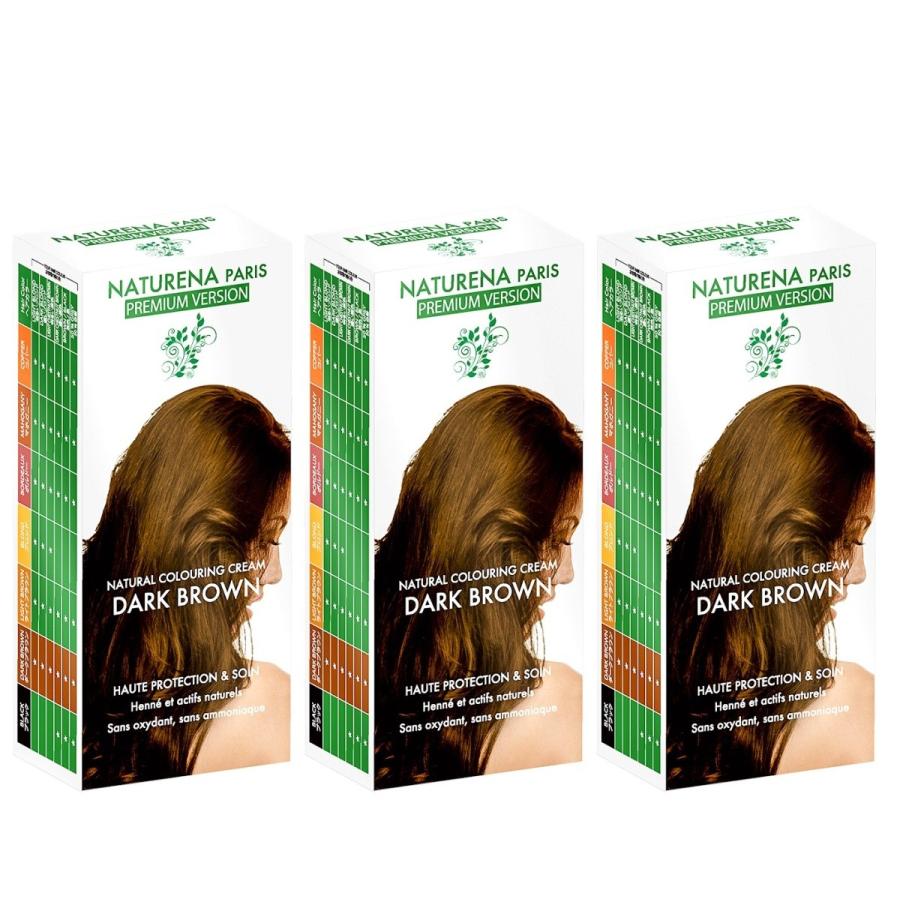 白髪染め ヘアカラーリングクリーム カラートリートメント ダーク